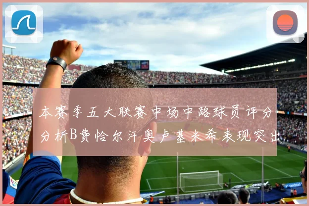 本赛季五大联赛中场中路球员评分分析B费恰尔汗奥卢基米希表现突出